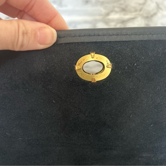 Coach Ridgefield 9812 Black Leather VTG Vintage 90s Y2K Coach crossbody J9D-9812 - Picture 8 of 15